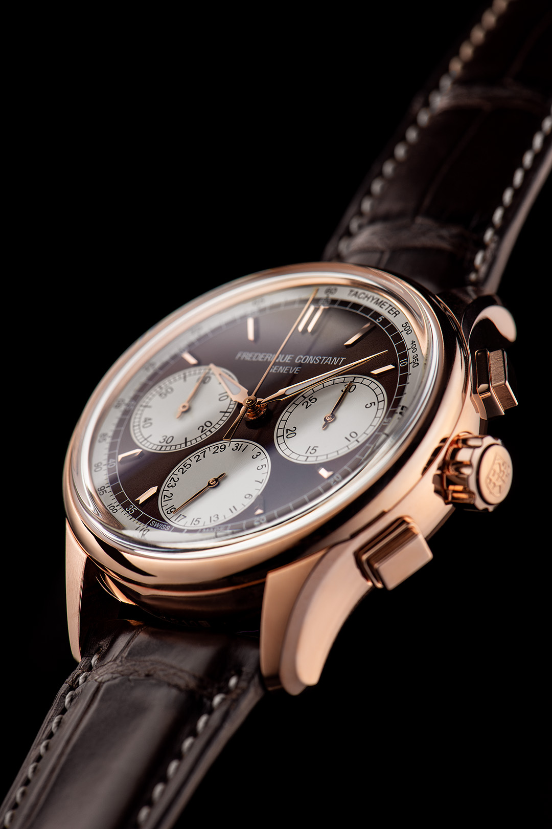 Frederique Constant Flyback Chronograph manufaktúra szerkezet